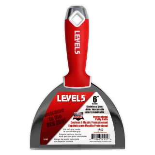 Level5 - špachtle nerezová, Soft rokojeť